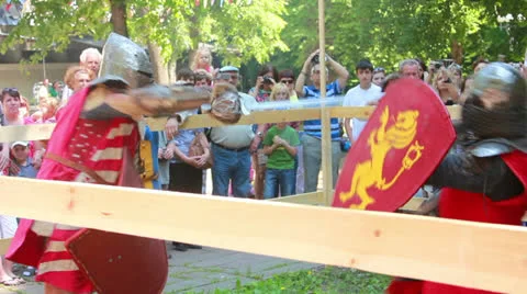 Knights Stock Footage 23620635