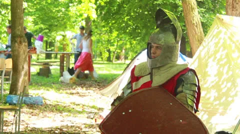 Knights Stock Footage 23621347