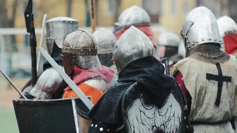 Knights Stock Footage 75042353