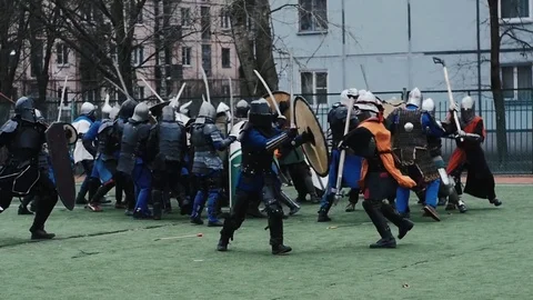 Knights Stock Footage 75042360