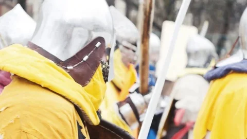 Knights Stock Footage 75042369