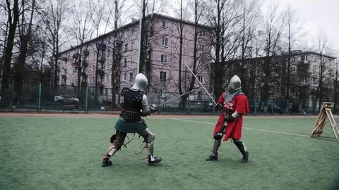 Knights Stock Footage 75042371