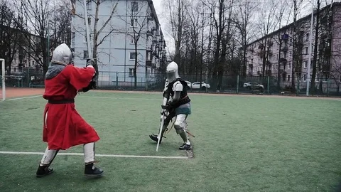 Knights Stock Footage 75042378