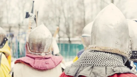 Knights Stock Footage 75042440