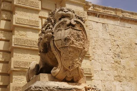 Knights shield Foto stock