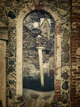Knight's sword Stock Photos