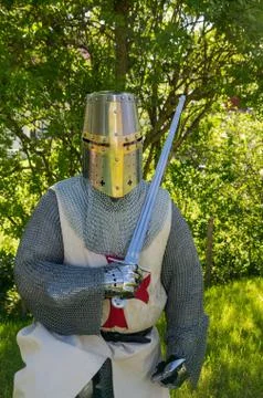 Knights templar Foto stock