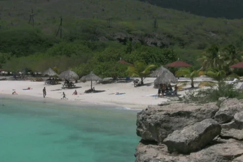 Knip beach 2 NTSC Stock Footage 326530