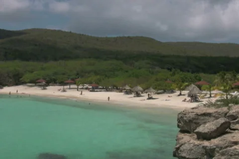 Knip beach 5 NTSC Stock Footage 326571