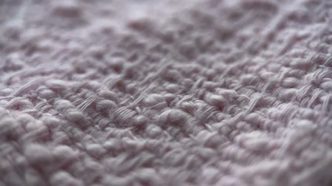 Knit Catton Fabric Slider Shot Stock Footage 234438449