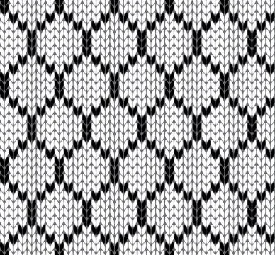Knit grid vector illustration Ilustración de archivo