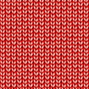 Knit sweater texture. Seamless pattern with interwoven threads. Handmade warm Stock Illustration