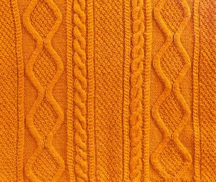 Knit texture, close-up. Stock Photos