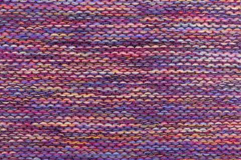 Knit texture of natural soft wool knitted fabric melange background Stock Photos