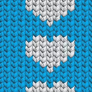 Knit texture, seamless pattern Stock Illustration