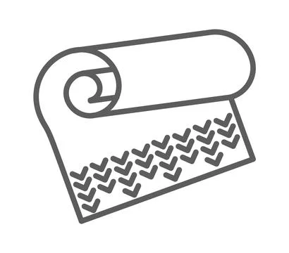 Knit winter clothes icon set. Knitting clothes, knitted samples thin line warm Stock Illustration