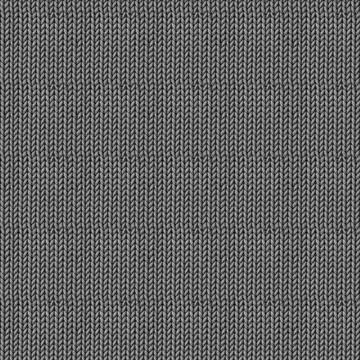 Knit wool pattern – seamless fabric texture background Stock Photos