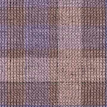Knit wool plaid background pattern. Traditional warm checkered handmade stitch Stock Illustration