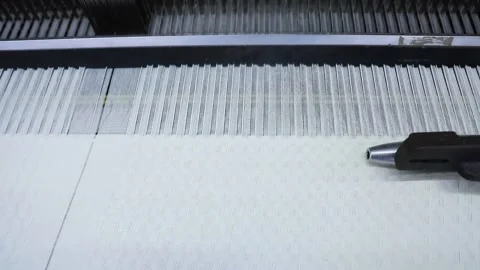 Knits towel material Stock Footage 165041354