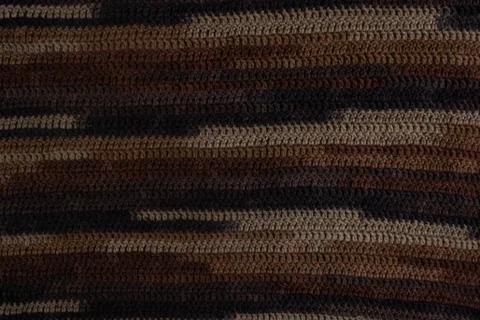 Knitted background made of wool thread Stock-Fotos