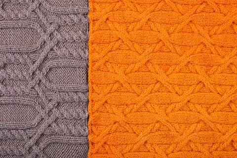 Knitted background Stock Photos