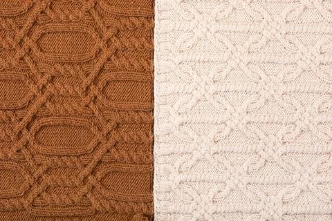 Knitted background Stock Photos