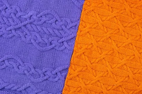 Knitted background Stock Photos