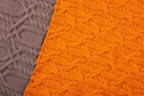 Knitted background Stock Photos