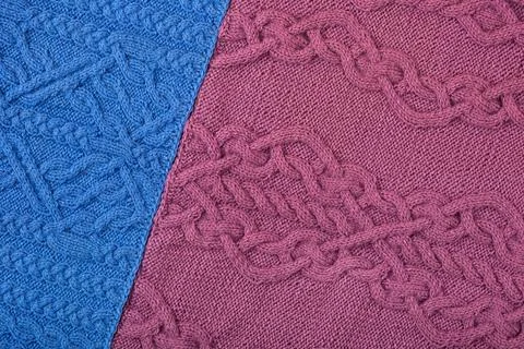 Knitted background Stock Photos
