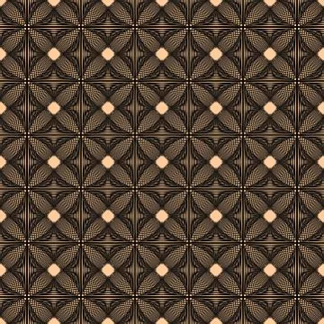 Knitted beige pattern of lines Illustrazione stock