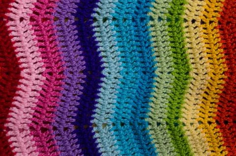 Knitted Blanket Background Stock Photos