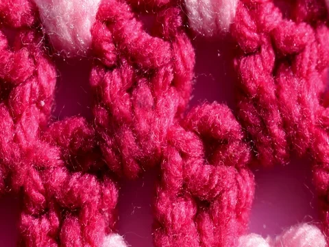 Knitted Blanket close up Stock Footage 72436737