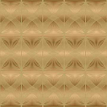 Knitted bronze background of lines Stock Illustration