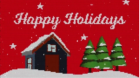 Knitted Christmas Jumper Title Stock After Effects