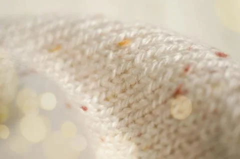 Knitted element. Close-up crease Stock Photos
