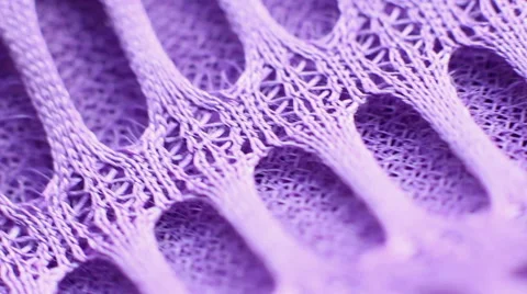 Knitted Fabric 4 Stock Footage 42940792