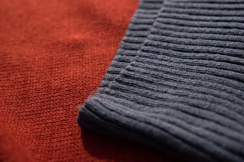 Knitted fabric clothes background texture Foto stock