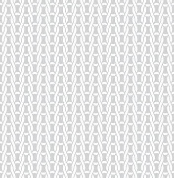 Knitted fabric seamless pattern Light gray knitting texture background, bright Illustrazione stock