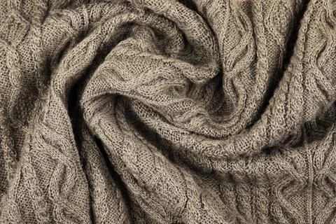 Knitted green background Stock Photos