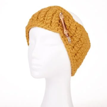 Knitted headband Stock Photos