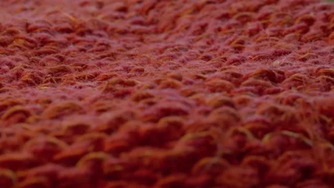 Knitted hemp fabric Stock-Footage 137645926
