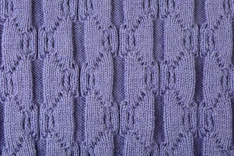 Knitted lilac background Stock Photos