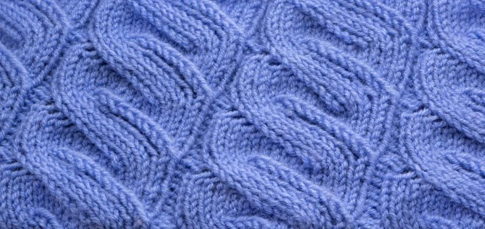 Knitted pattern color background. Stock Photos