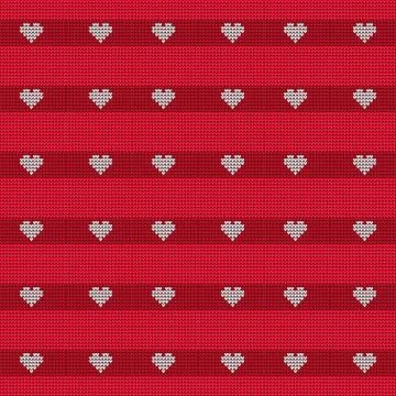 Knitted pattern. vector illustration. for design, fashion Stock Illustration