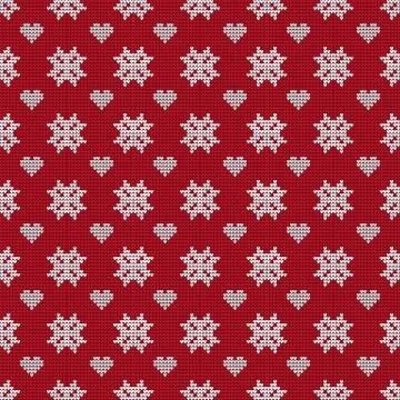 Knitted pattern. vector illustration. for design, fashion Illustrazione stock
