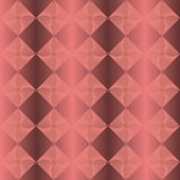 Knitted pink background from squares Stock Illustration