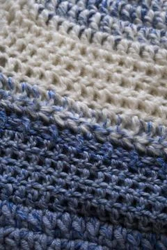 Knitted print. Stock Photos