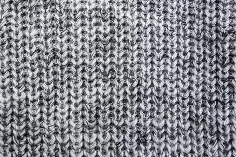 Knitted pullover fabric , soft wool thread pattern, vertical rows Stock Photos