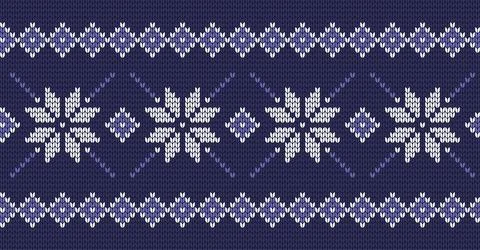Knitted seamless pattern background vector illustration 스톡 일러스트
