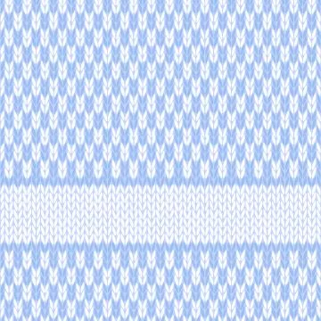 Knitted seamless pattern Stock Illustration